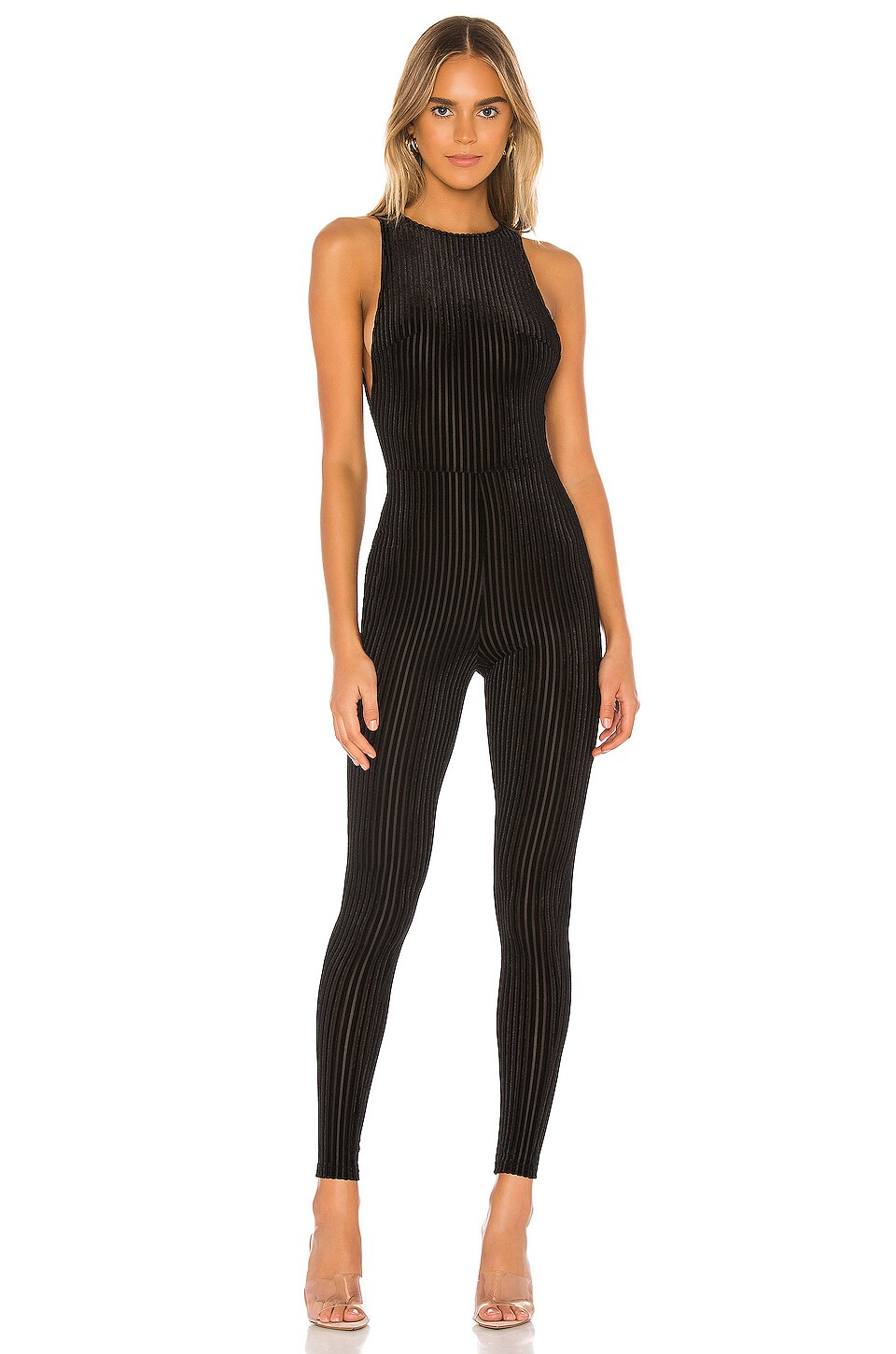 superdown Welcome to the Party Catsuit in Black