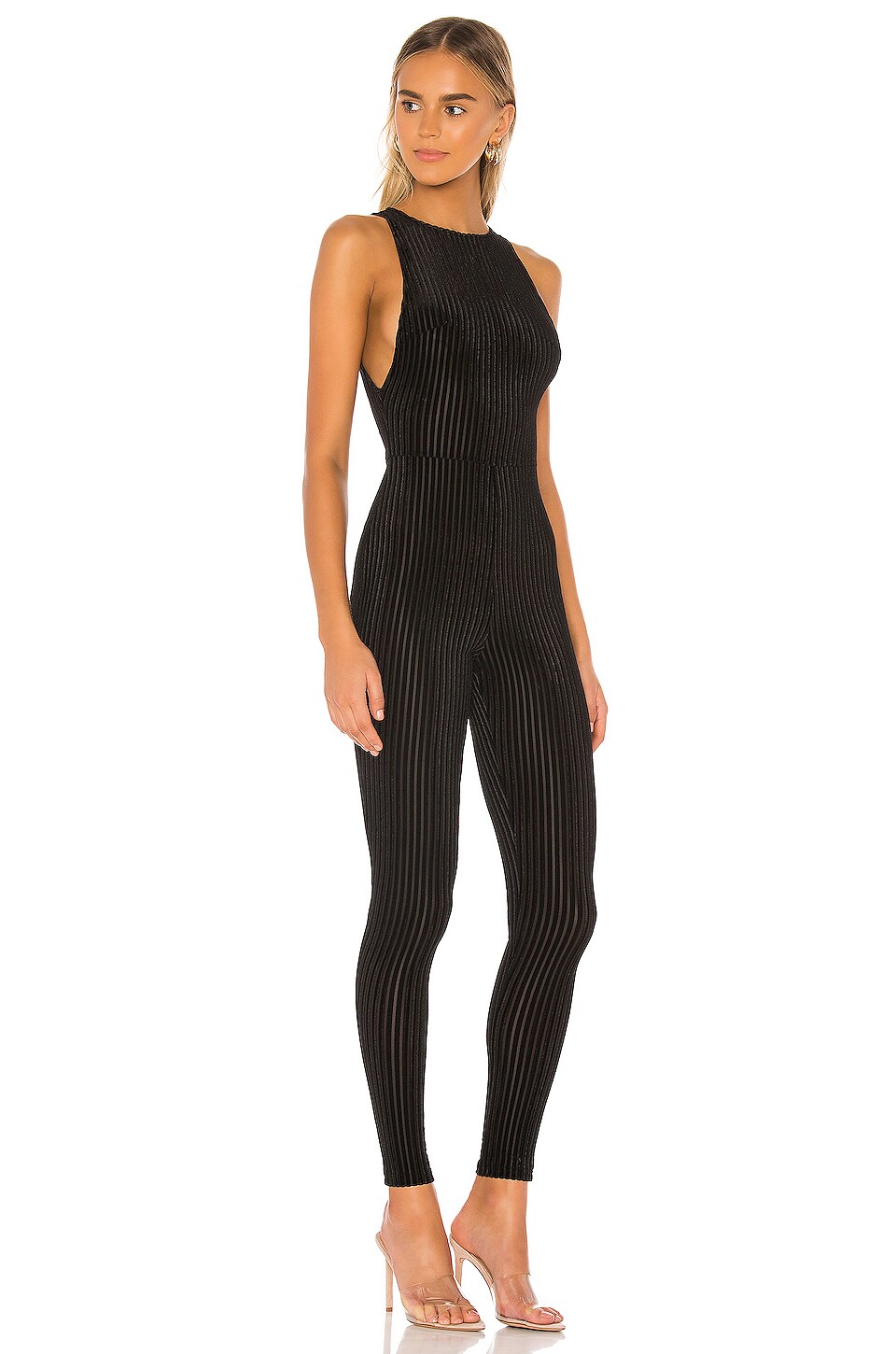superdown Welcome to the Party Catsuit in Black