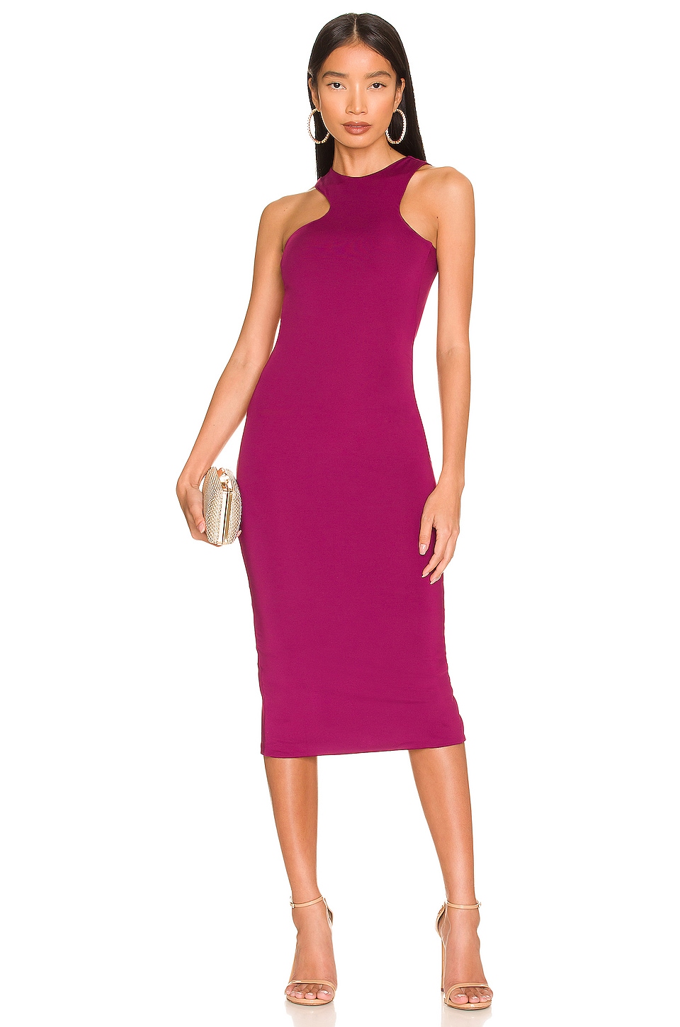 superdown Darla Midi Dress in Sangria REVOLVE