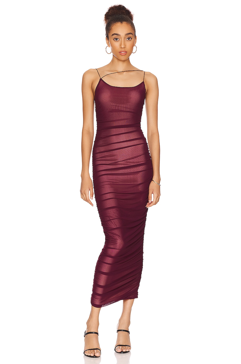 view 1 of 3 Shelley Maxi Dress in Wine Red