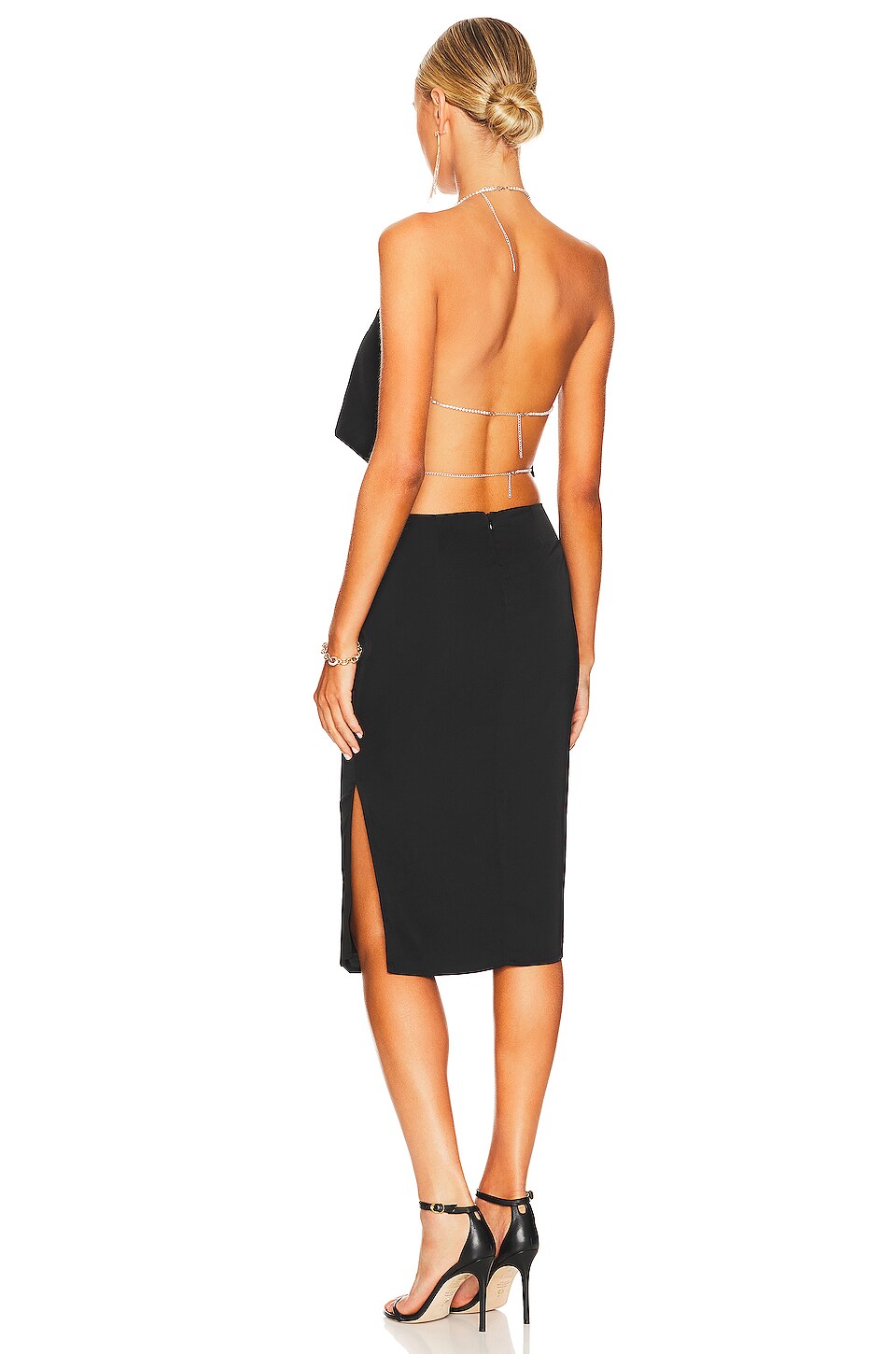 Diamond Buckle Hip Skirt Set