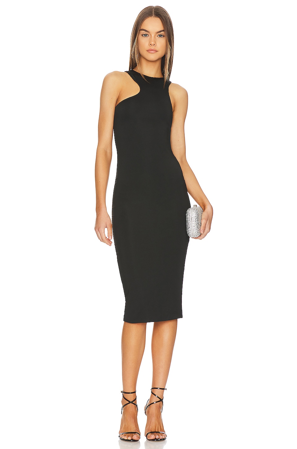 Darla Midi Dress - Navy
