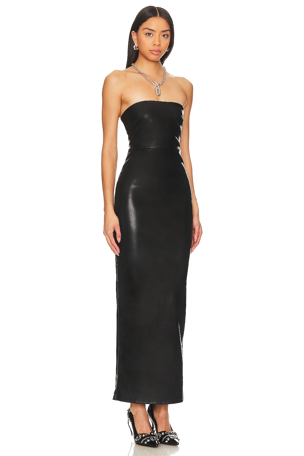 superdown Alexandra Faux Leather Dress thumbnail
