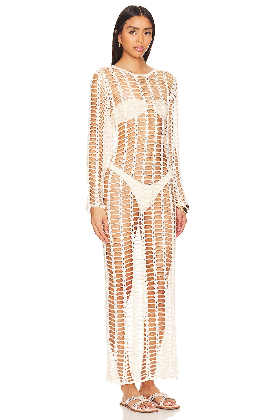Serena Sands Crochet Maxi Dress