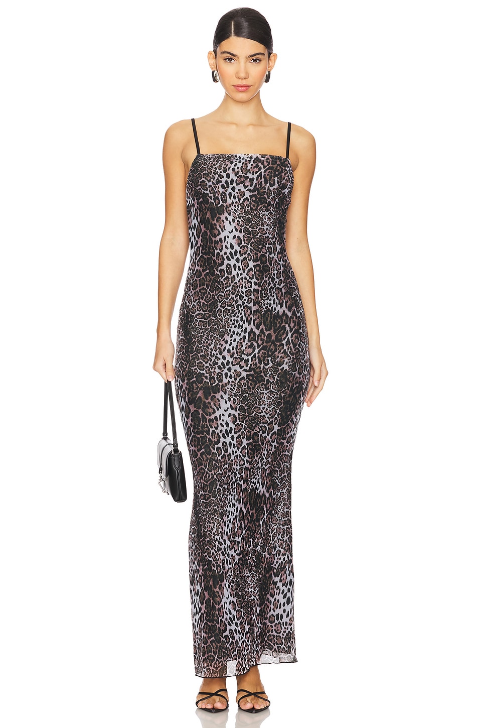 view 1 of 3 Molly Maxi Dress in Leopard in Brown Leopard