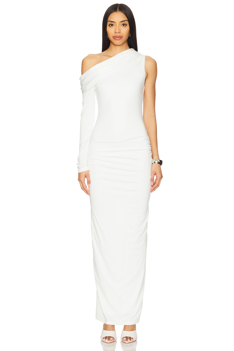 view 1 of 4 x Emma Rose Skylar Maxi Dress in White