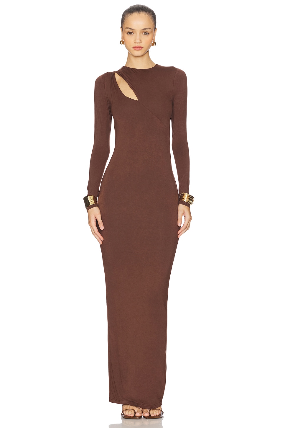 superdown Adelina Maxi Dress in Brown | REVOLVE