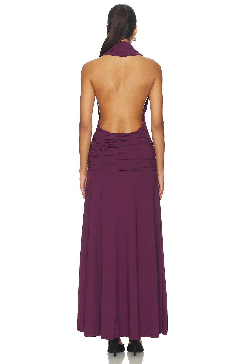 Arwen Maxi Dress In Plum