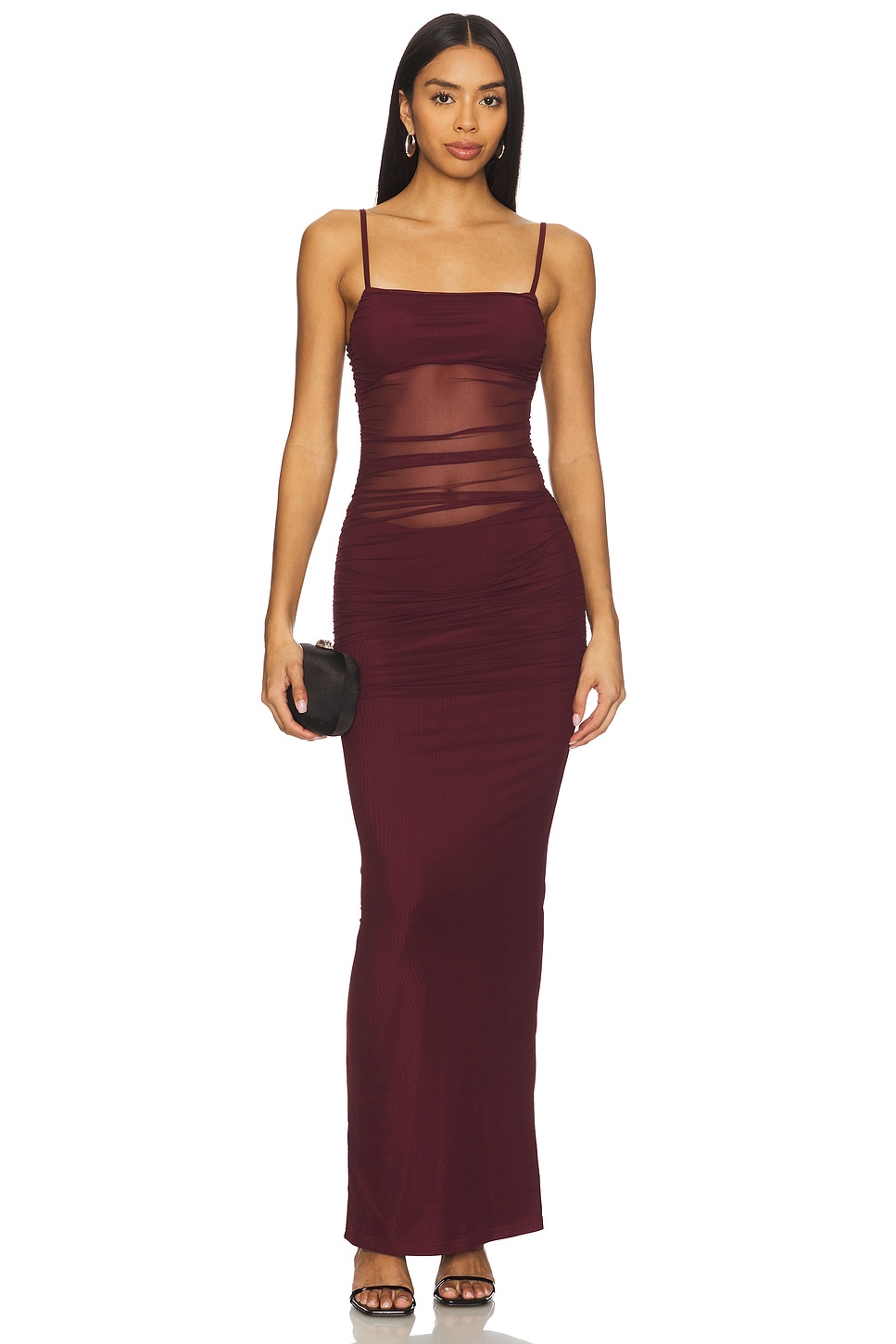 Celeste Maxi Dress in Plum View 1 of 3