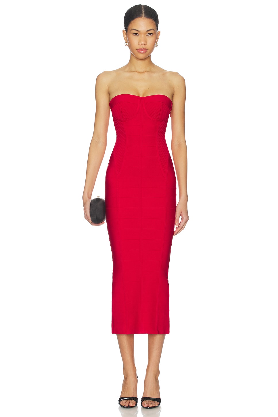 superdown Ethelyn Midi Dress in Red | REVOLVE