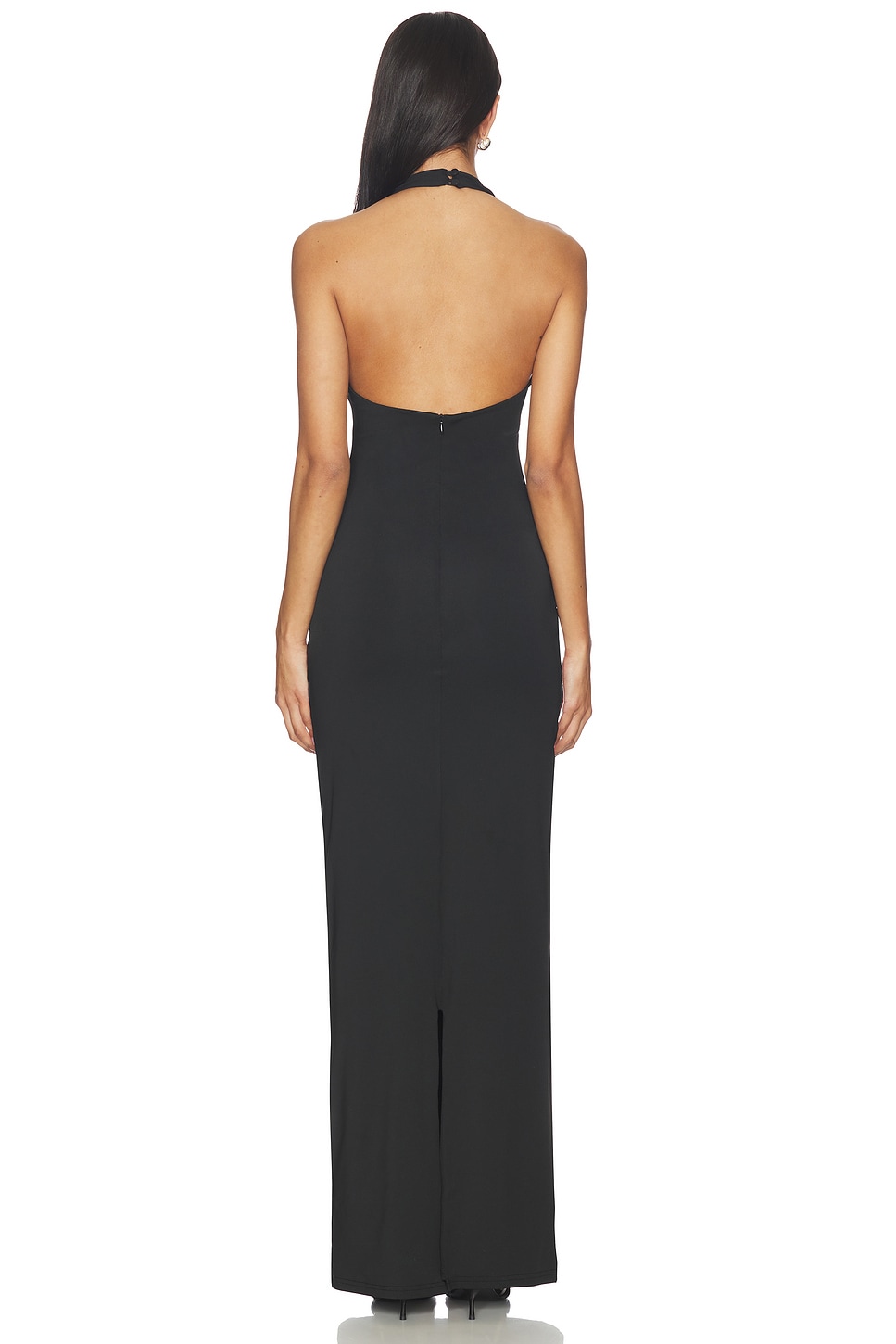 superdown Chloe Halter Maxi Dress in Black | REVOLVE