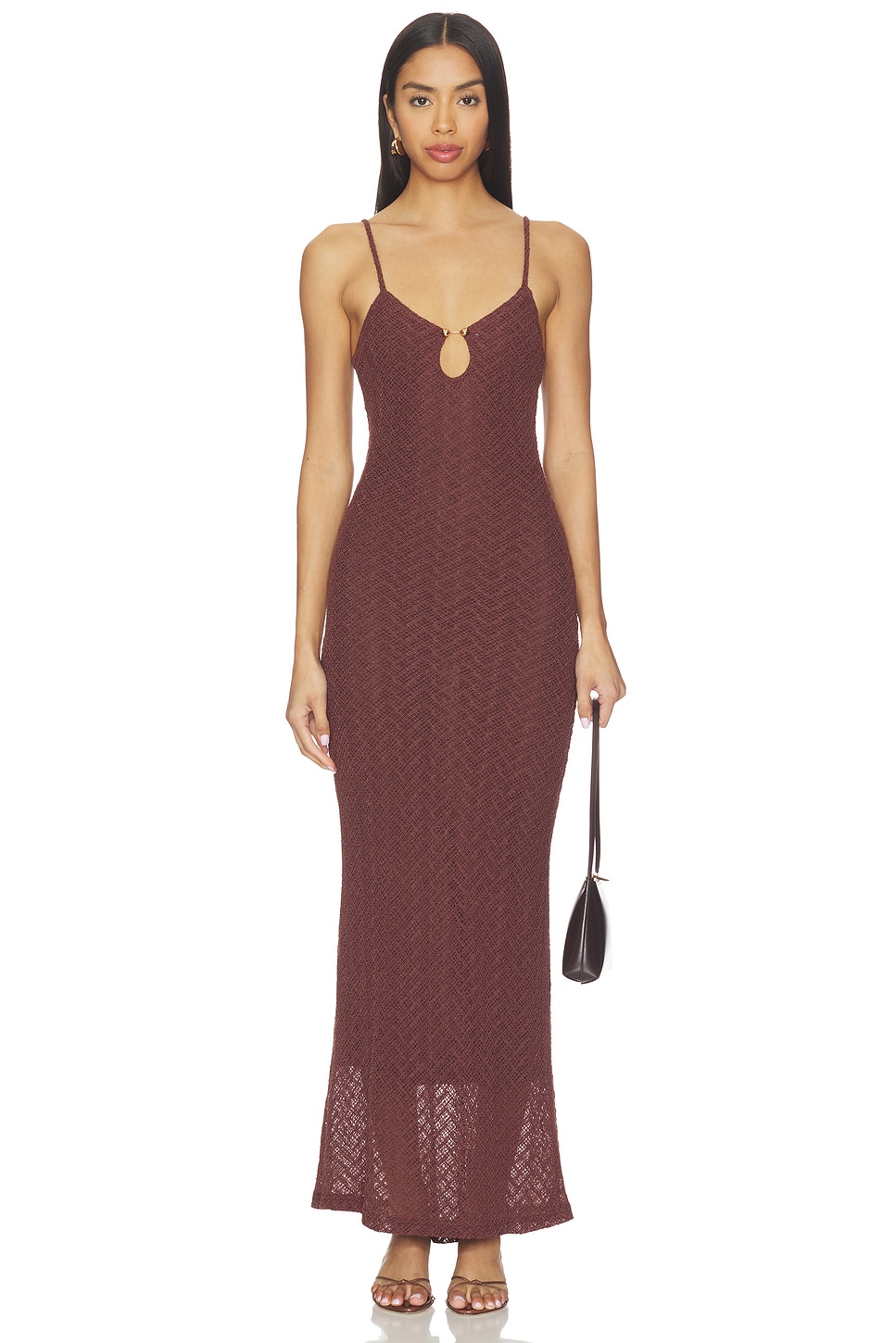 Kailani Maxi Dress in Brown View 1 of 4