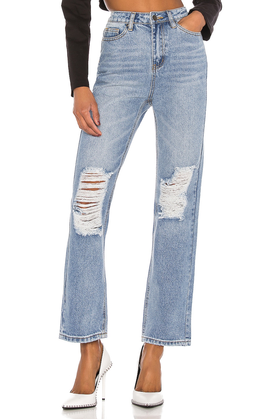 Revolve straight leg jeans Clearance