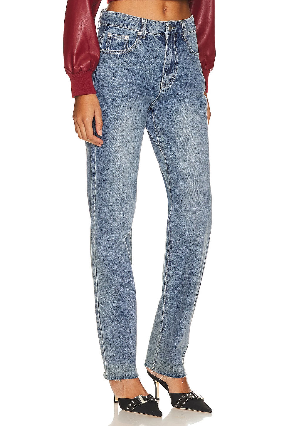 superdown Dylan Straight Denim Jean in Dark Wash | REVOLVE