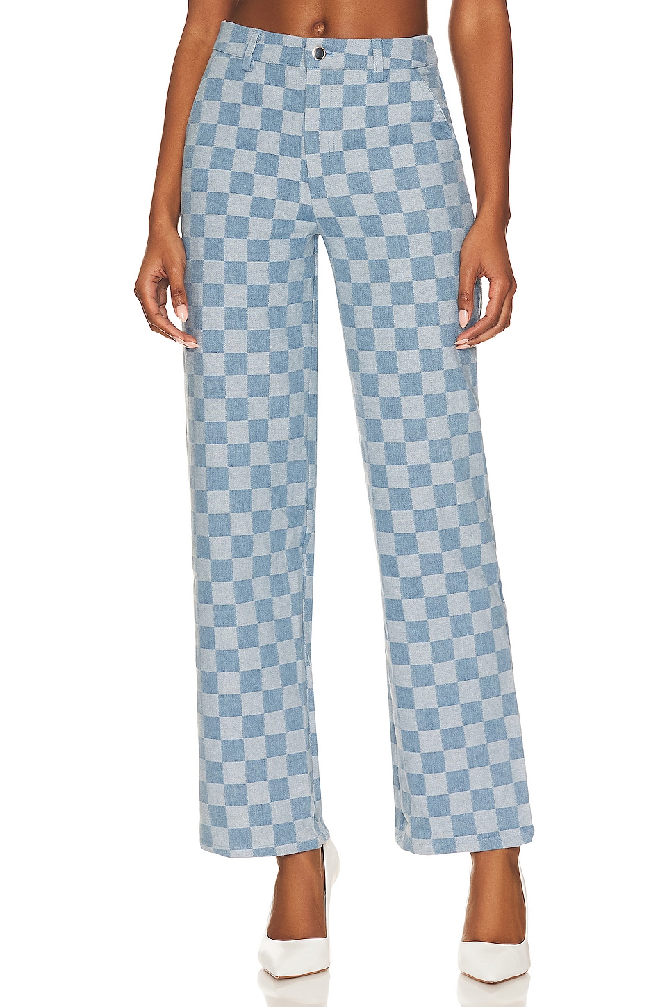 Buy KIDS ONLY Kids Blue Cotton Chequered Jeans for Girls Clothing Online @  Tata CLiQ