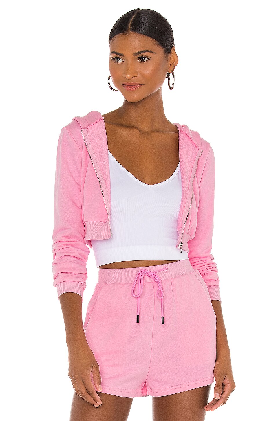 superdown Danna Crop Hoodie in Pink | REVOLVE