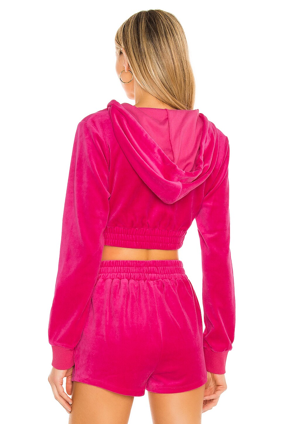 pink velour jacket