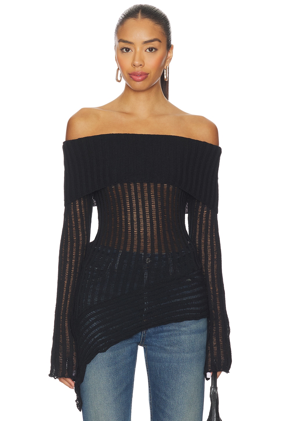 Tawny Sweater in Black View 1 of 5