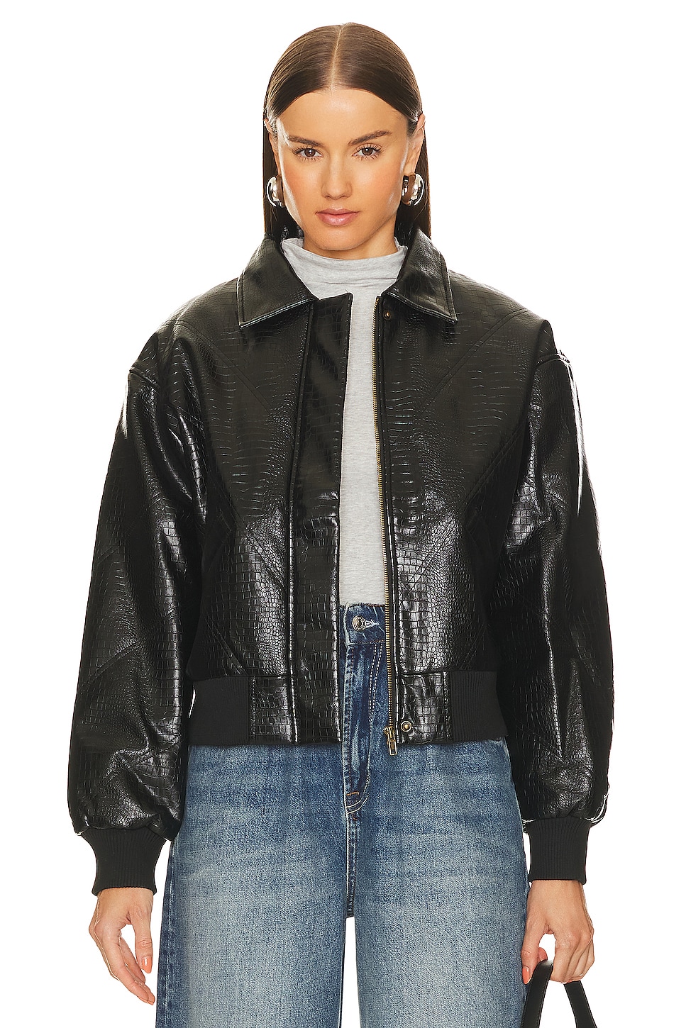 superdown x Bridget Katrina Oversized Jacket in Black | REVOLVE