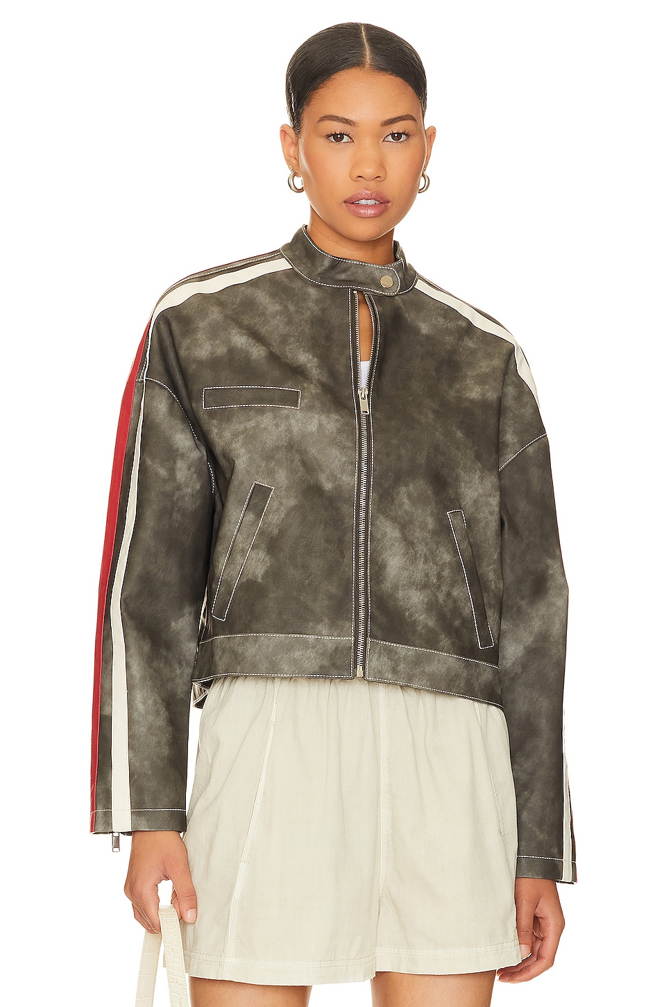Superdown Mandi Faux Leather Moto Jacket | superdown