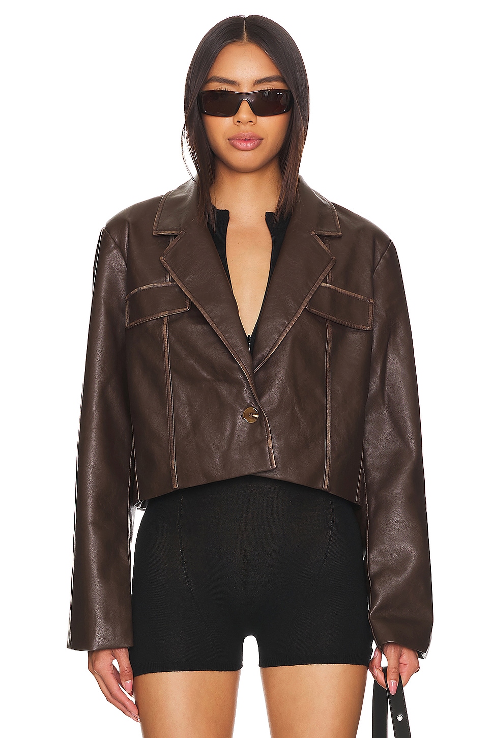 superdown Blakely Faux Leather Jacket