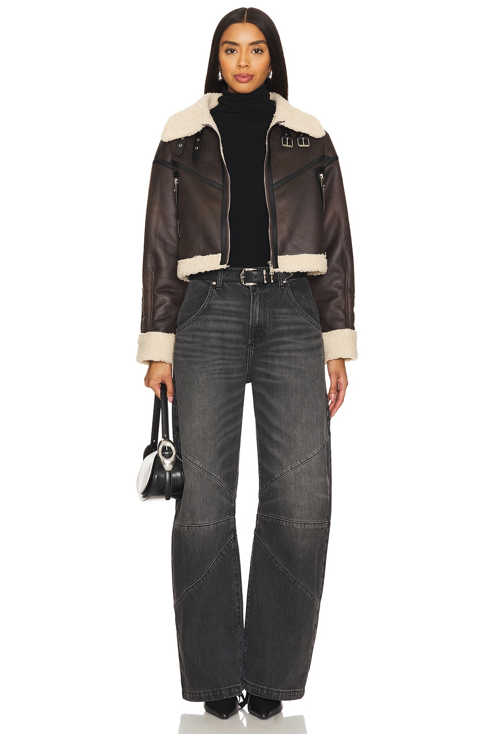 Amelia Faux Leather Jacket