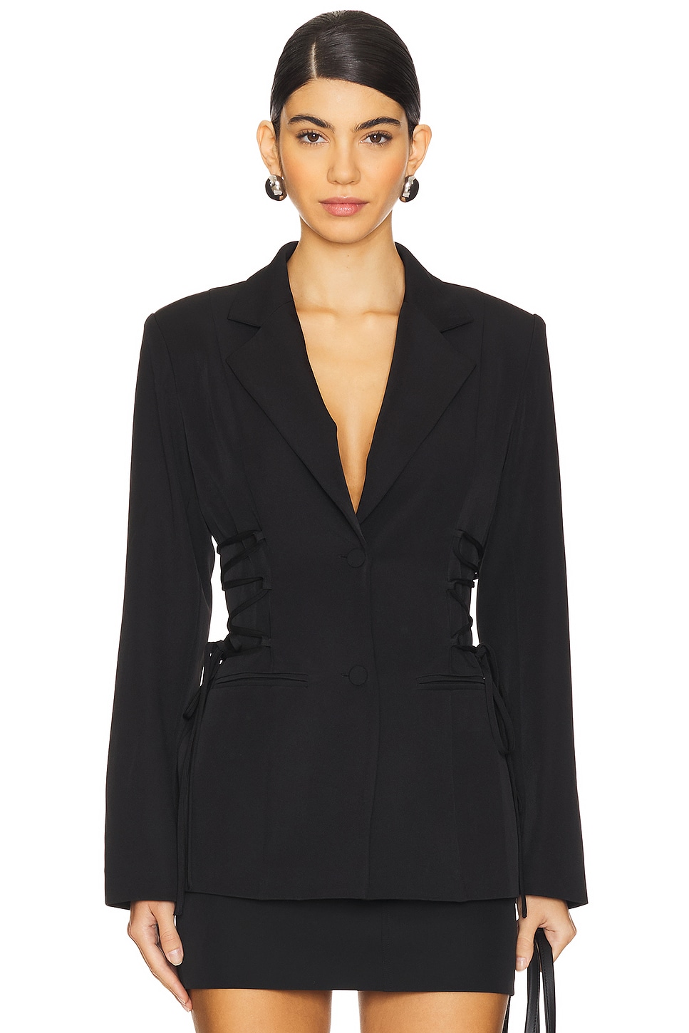 Jennifer Lace Up Blazer