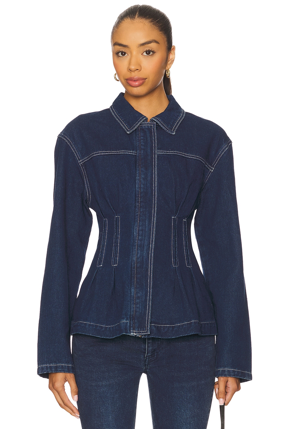superdown Marina Denim Jacket in Dark Blue | REVOLVE