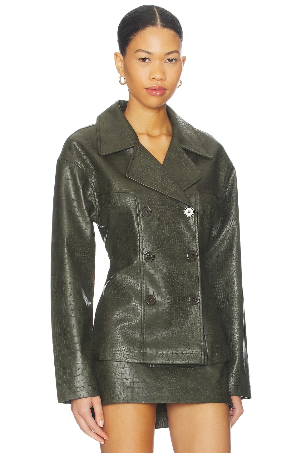 Caroline Faux Leather Jacket - thumbnail 9