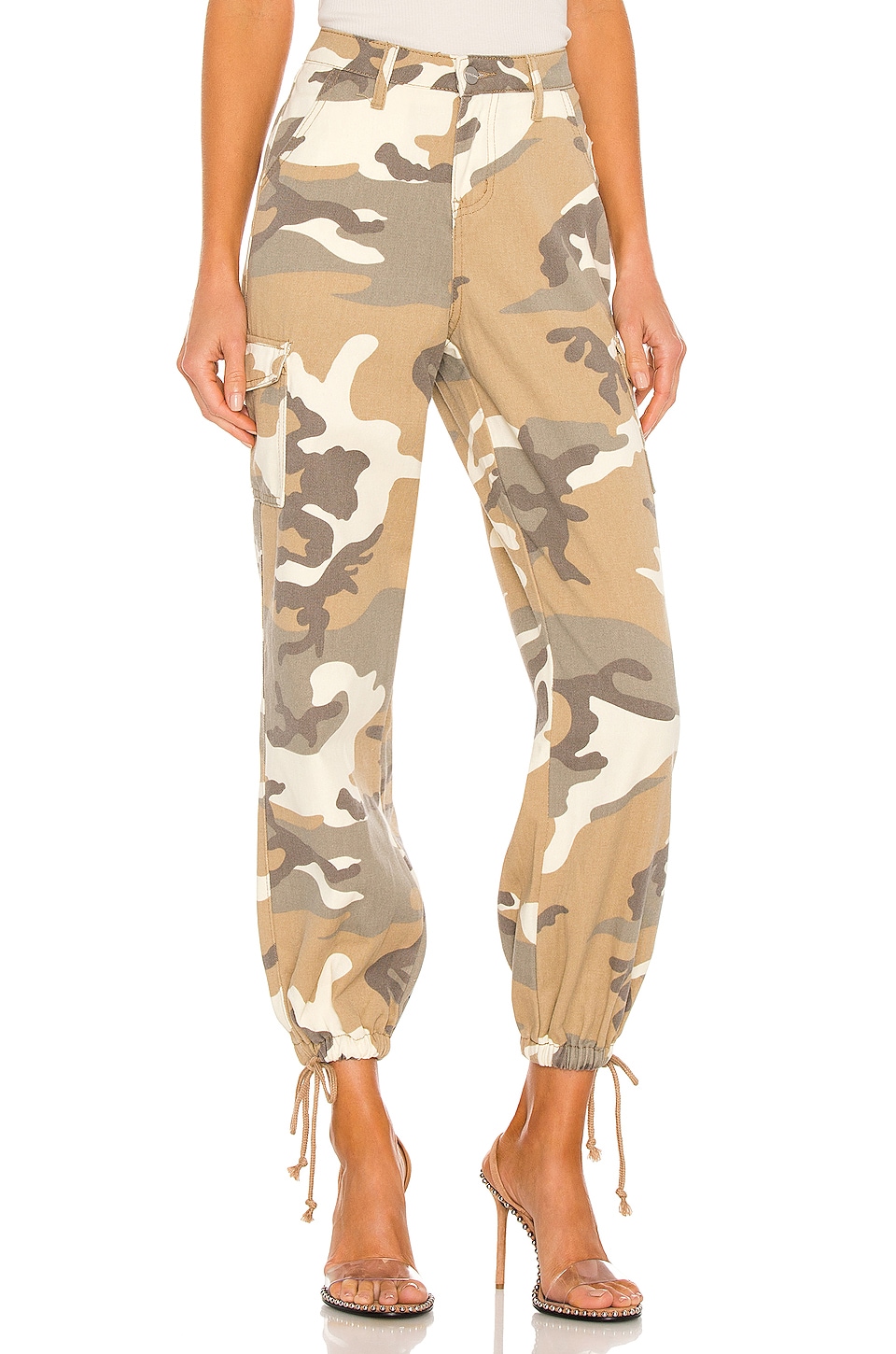 tan camo joggers