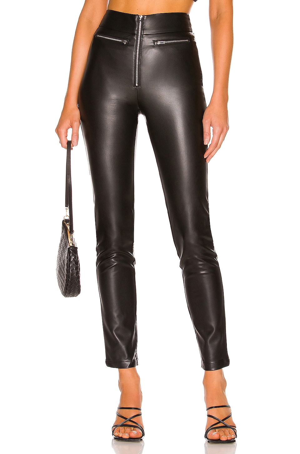BLANKNYC Faux Leather Pant in Boom Bap