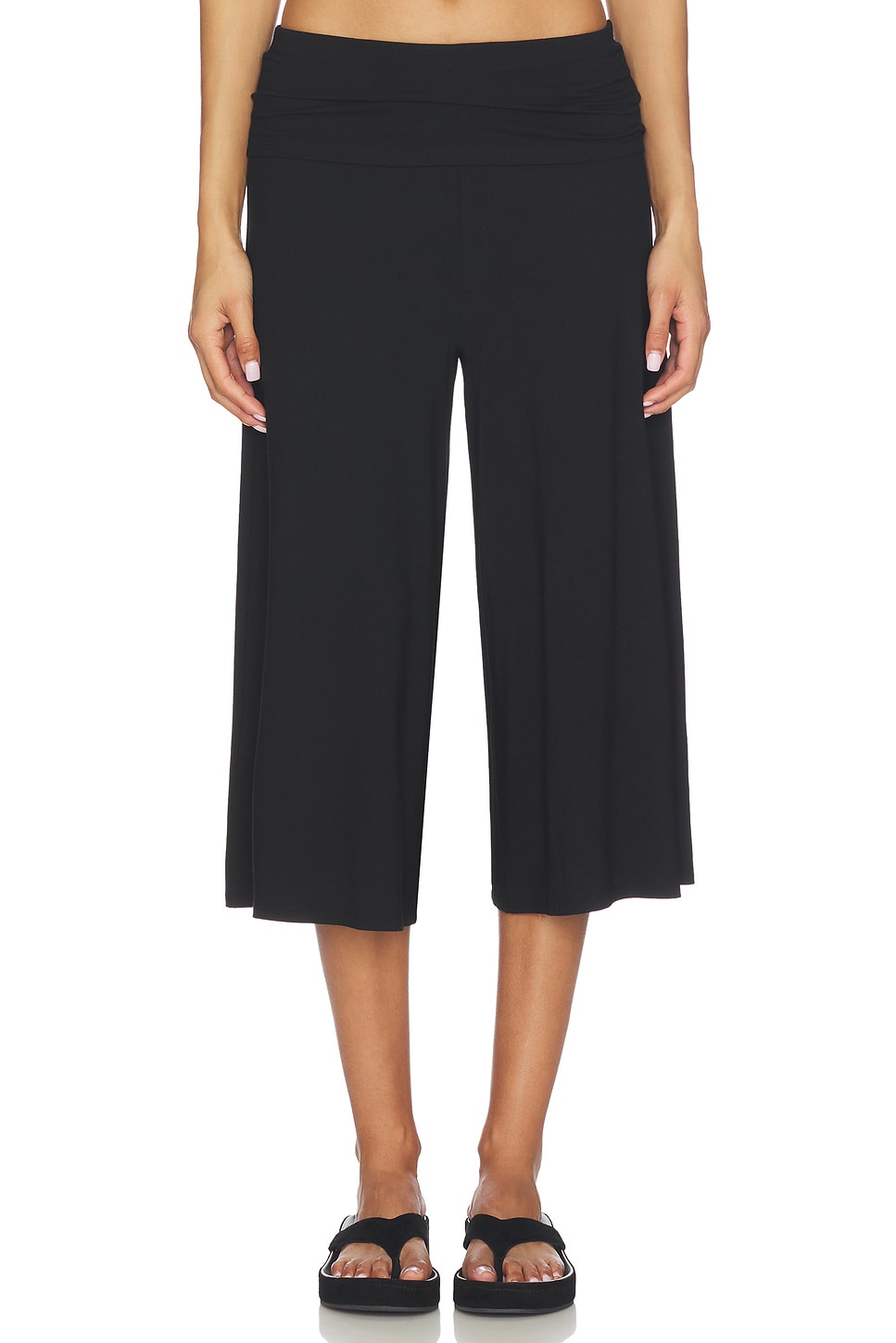 Kylen Culottes in Black View 1 of 6