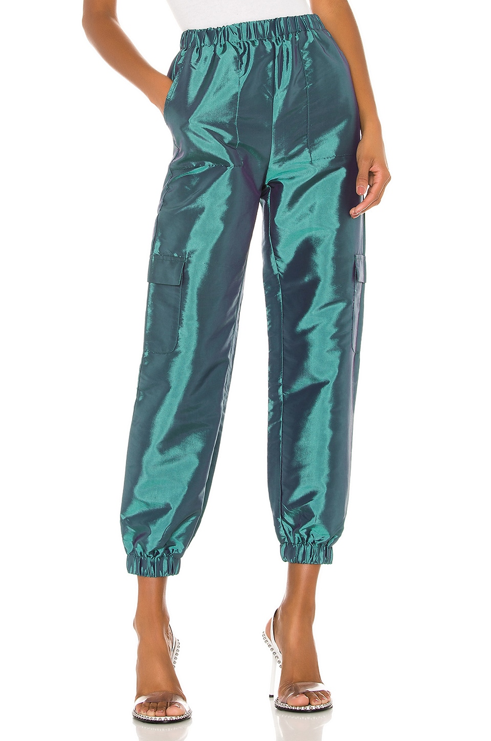 superdown Pia Cargo Pant in Teal | REVOLVE