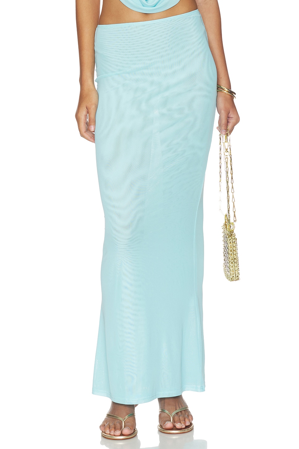 Saylor Maxi Skirt in Electric Blue View 1 of 6