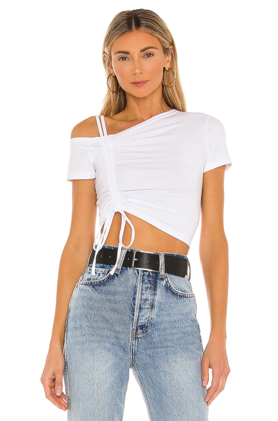superdown Kylie Ruched Front Top in ...