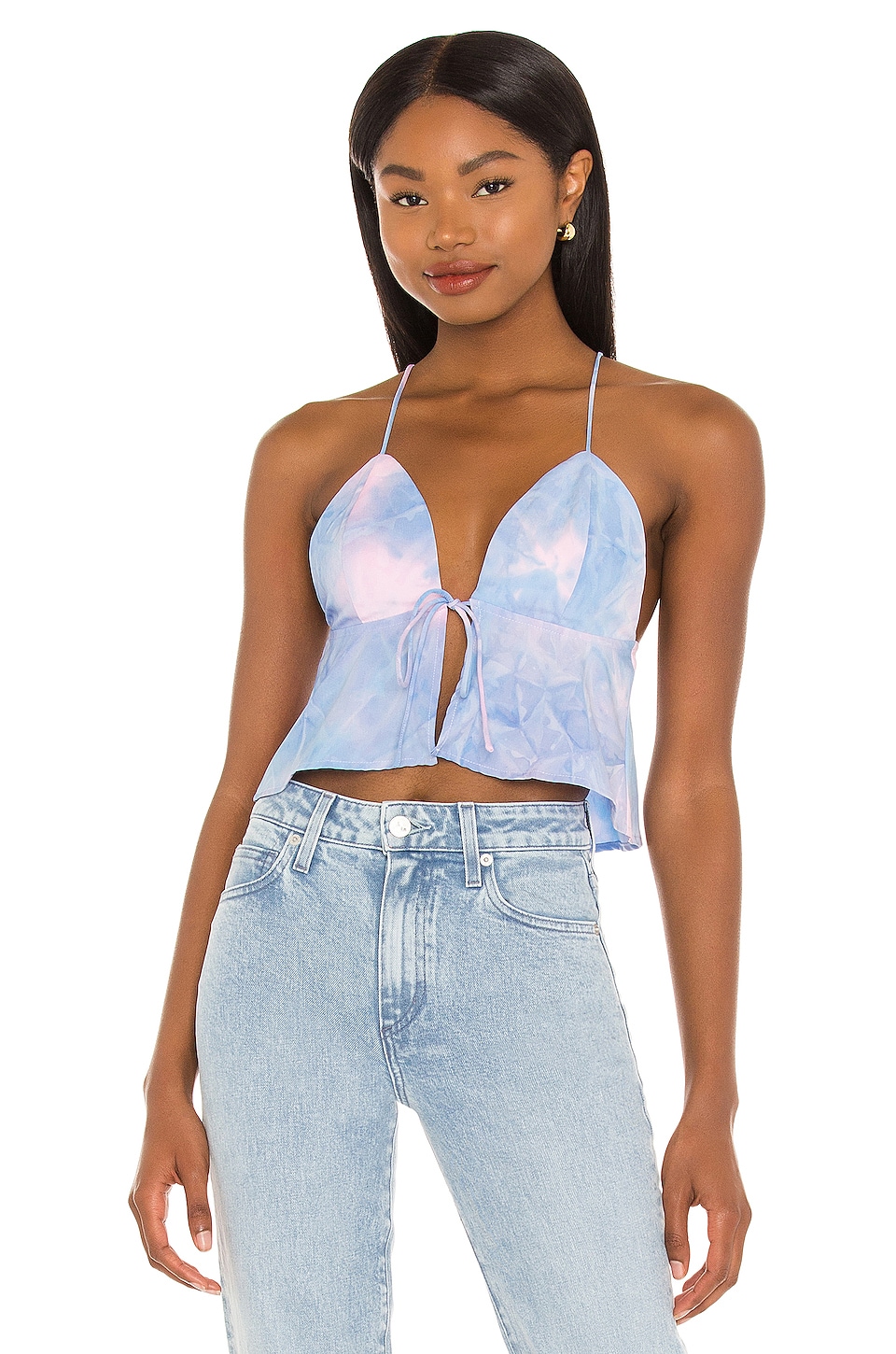 view 1 of 4 Isla Top in Blue Multi