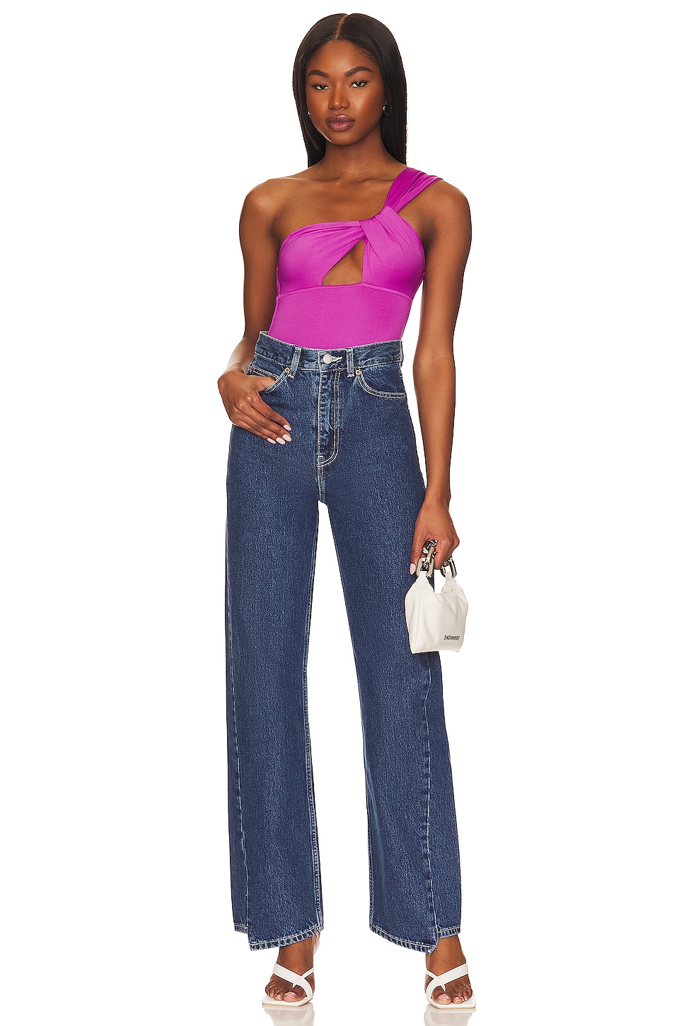 Jimena One Shoulder Bodysuit - Thumbnail 5