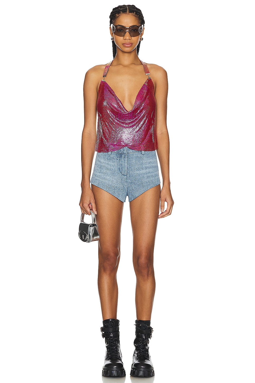 superdown Paula Drape Halter Top thumbnail