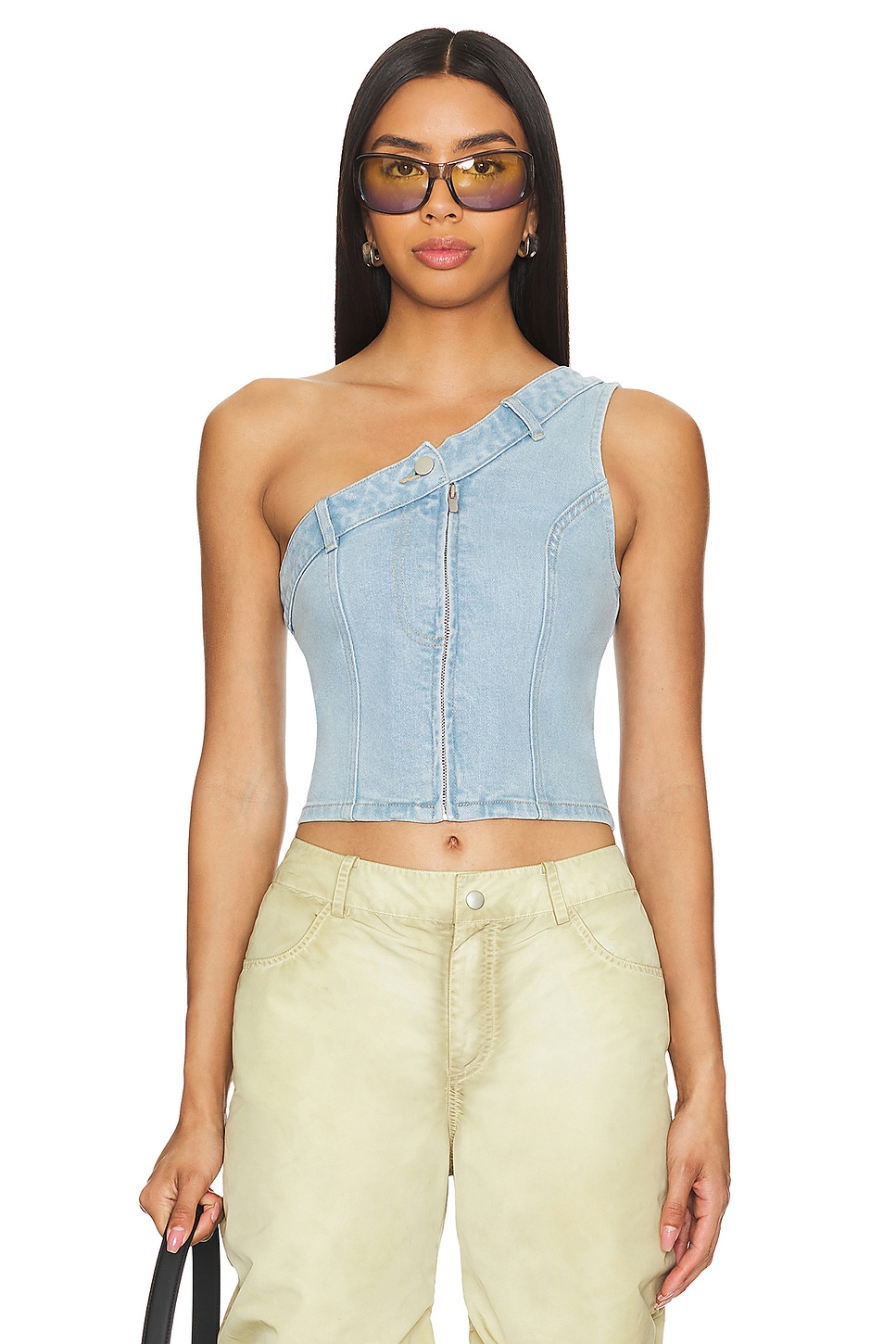 view 1 of 4 Nilay Top in Mid Wash