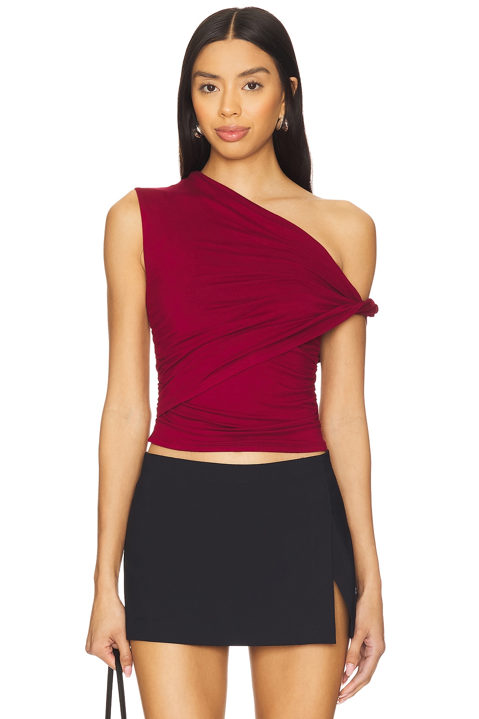 view 1 of 5 Alessia Top in Oxblood