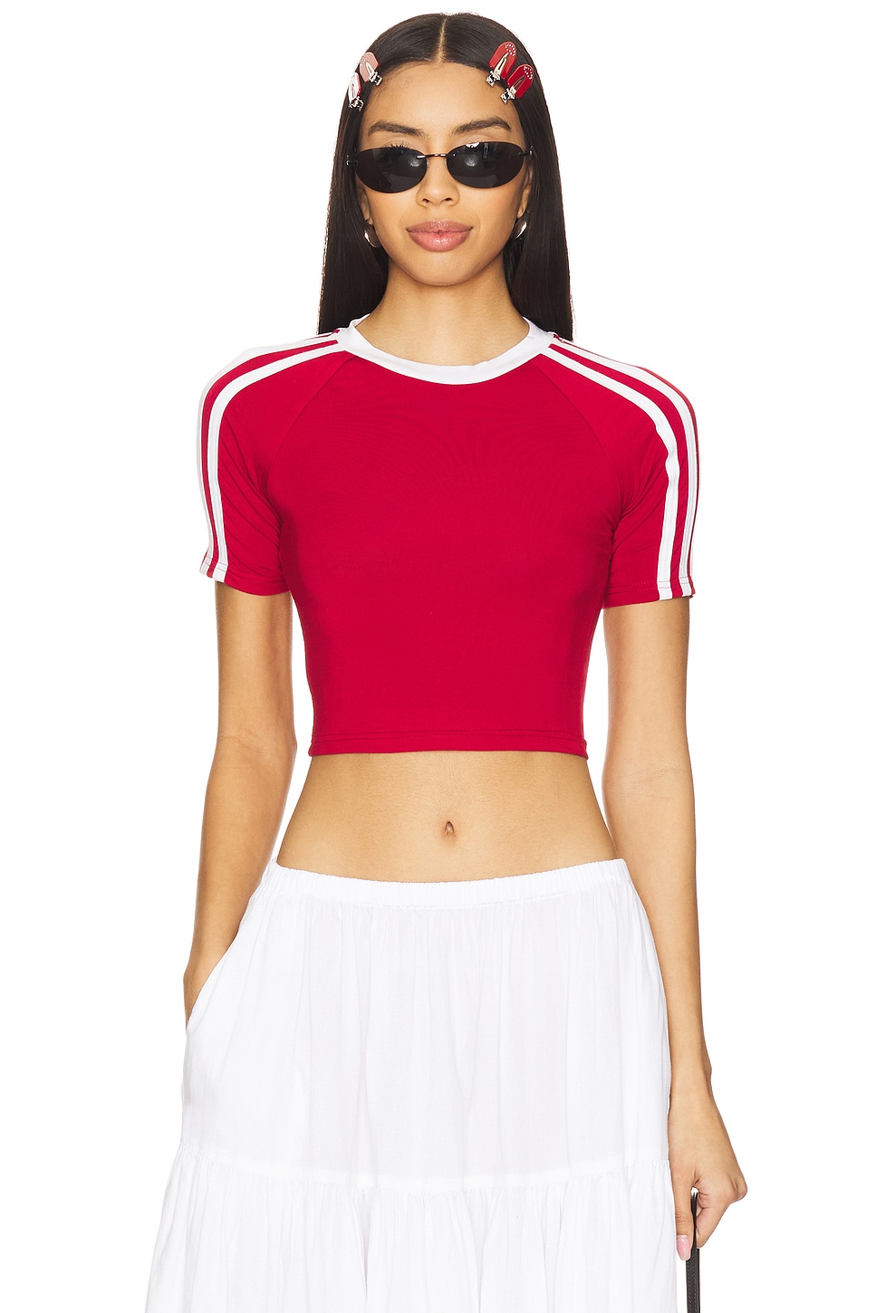view 1 of 4 Elisabeth Tee in Red