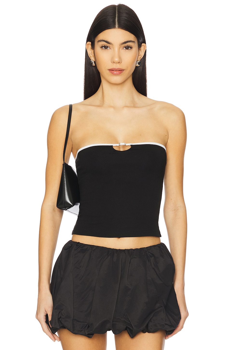 view 1 of 4 Whitney Strapless Top in Black