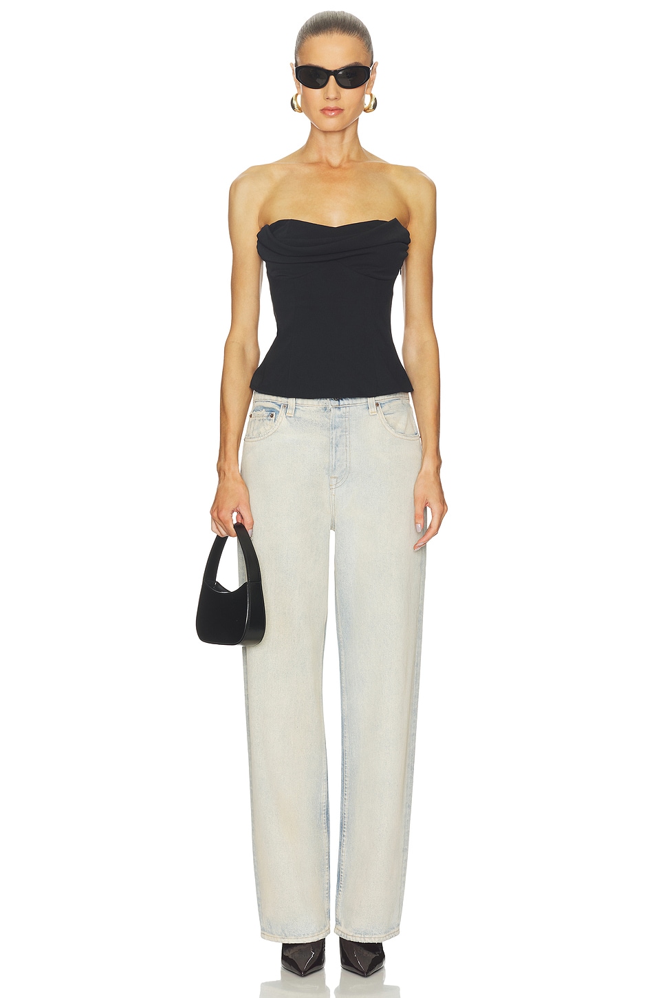 superdown Hestia Strapless Top in Black | REVOLVE