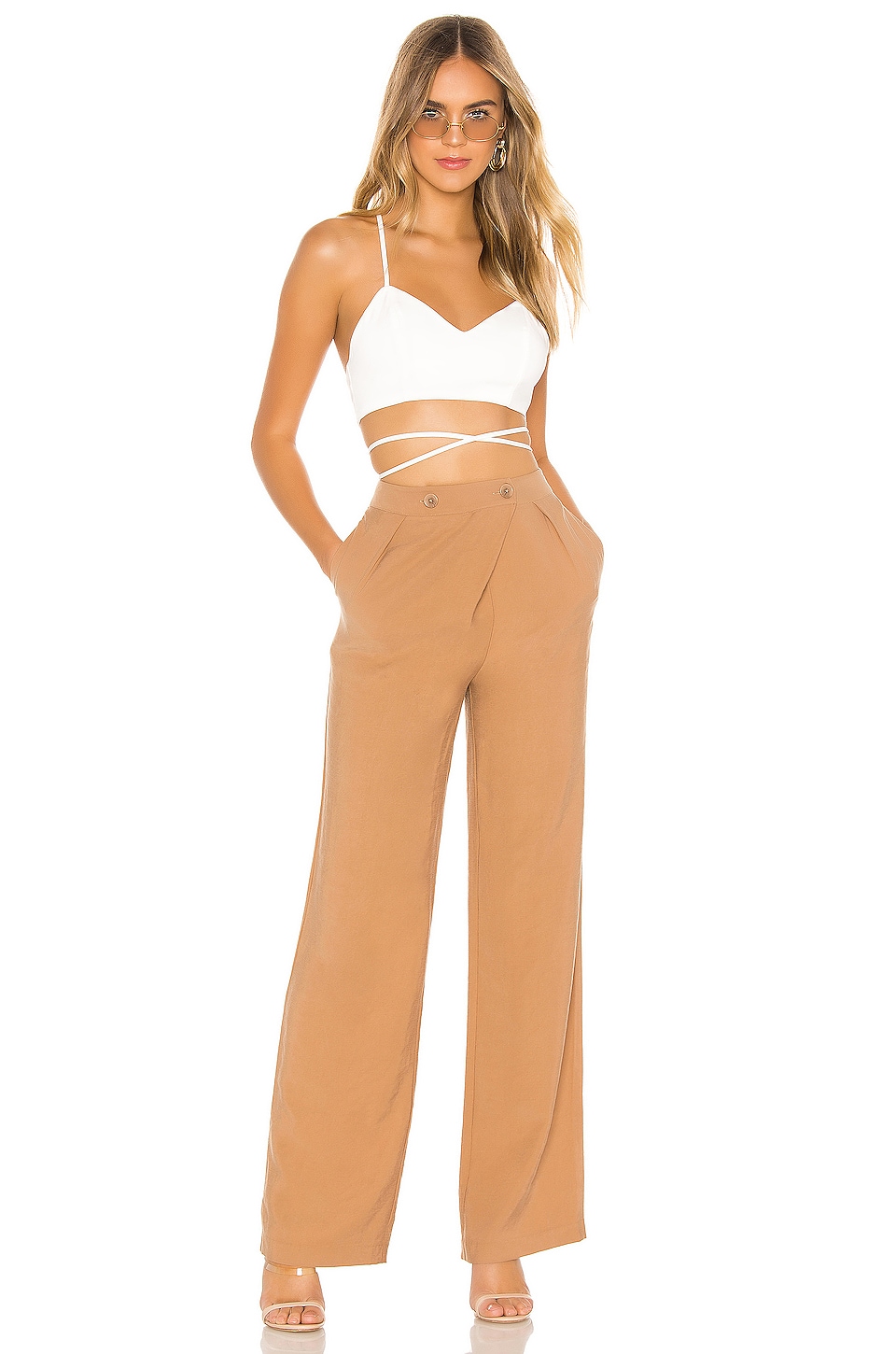 Kiya Tie Back Crop Top