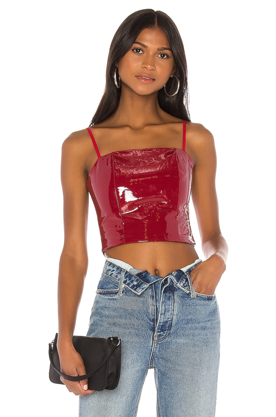 view 1 of 4 Angel Cami Top in Wine