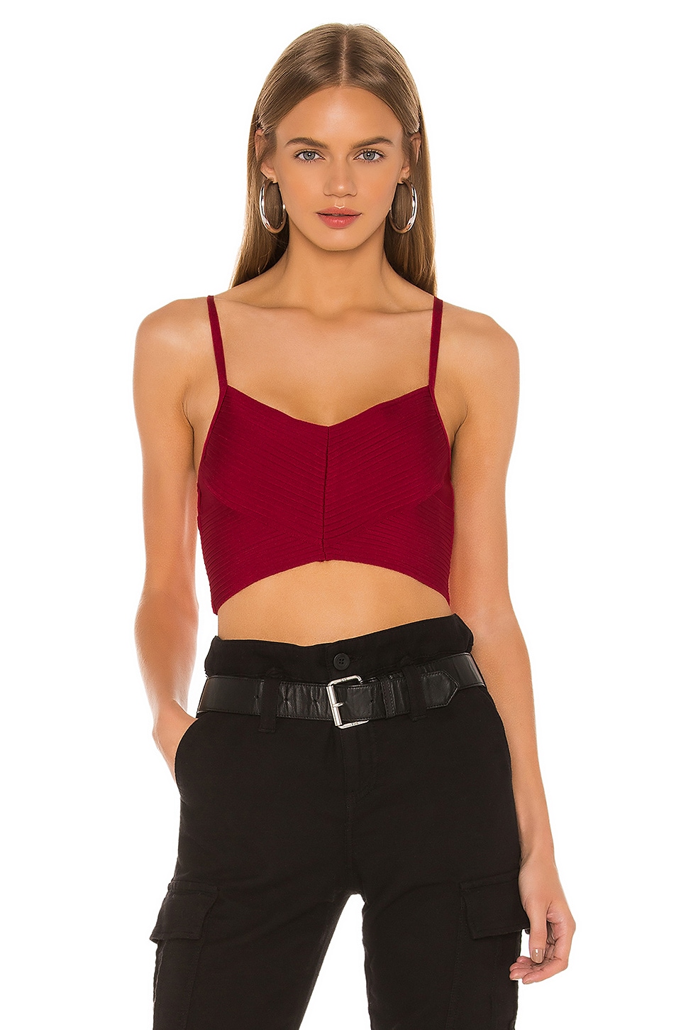view 1 of 4 Katia Crop Top in Berry