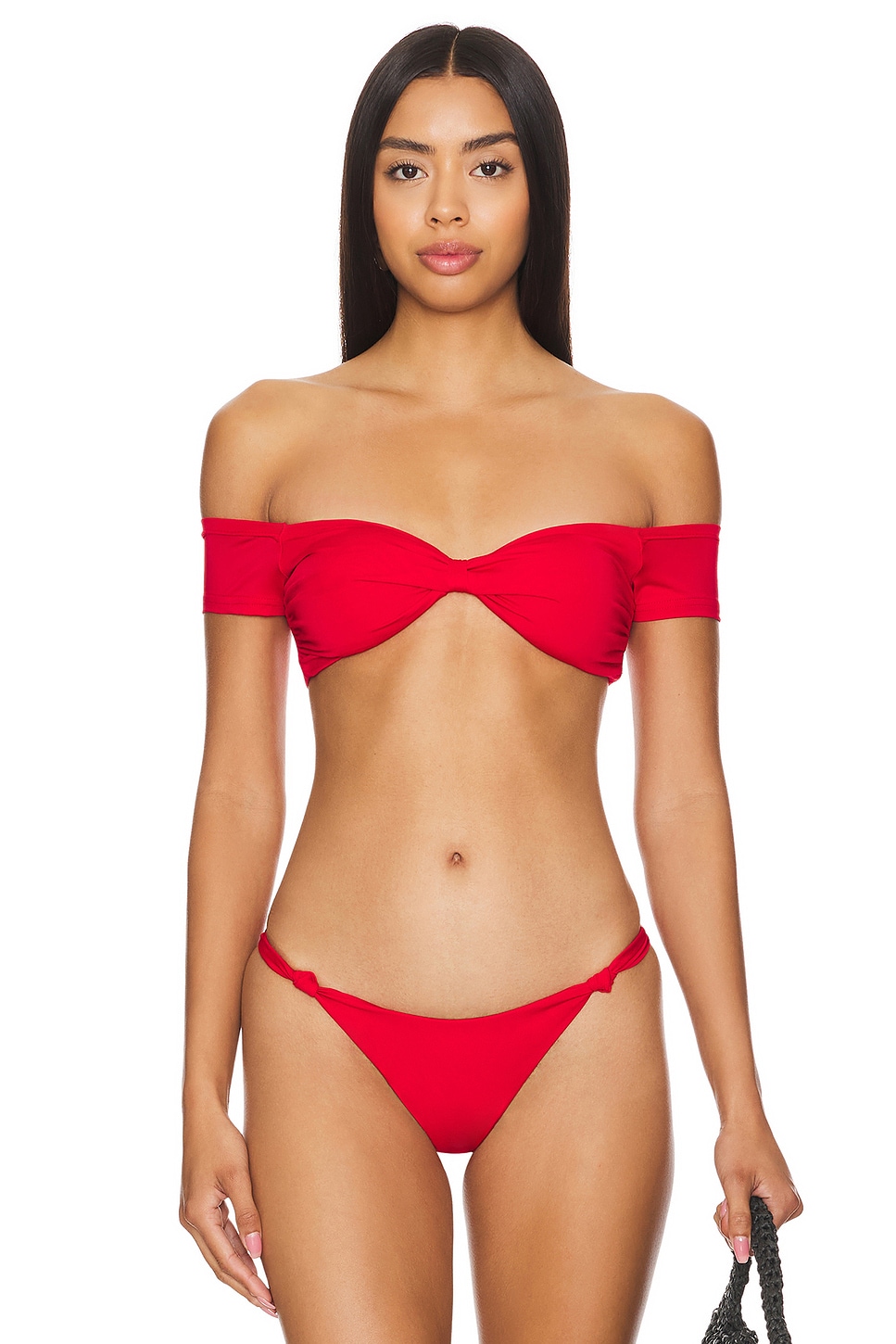 view 1 of 4 Aubrey Bikini Top in Red