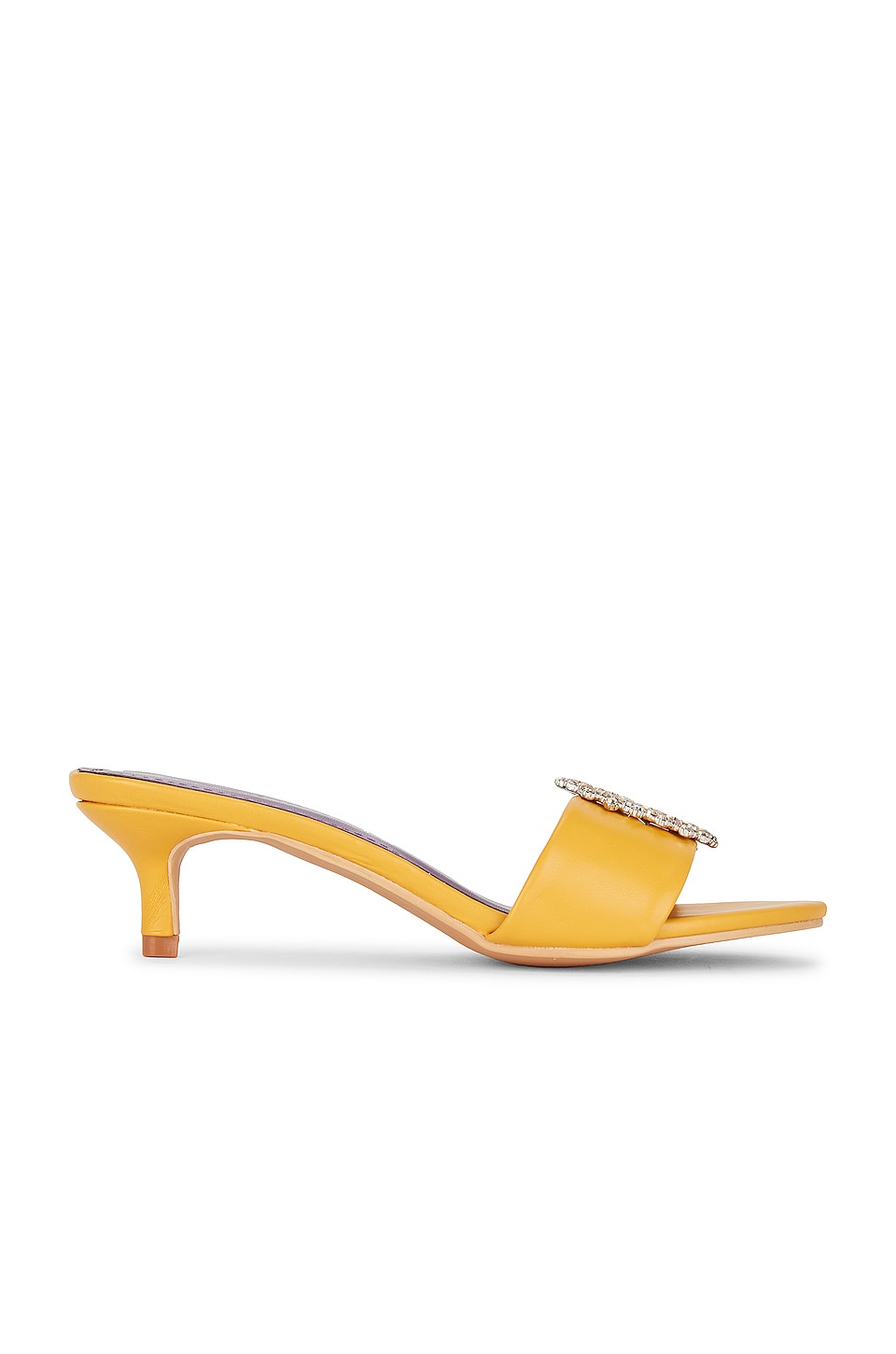 superdown Vivienne Heel in Golden Amber | REVOLVE