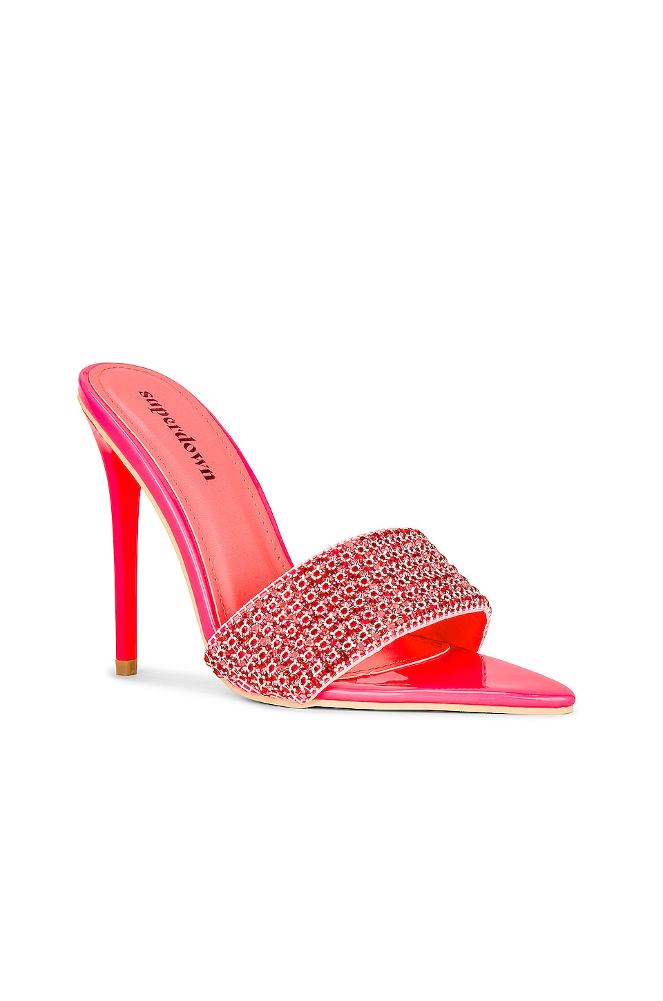 superdown Micah Heel in Hot Pink