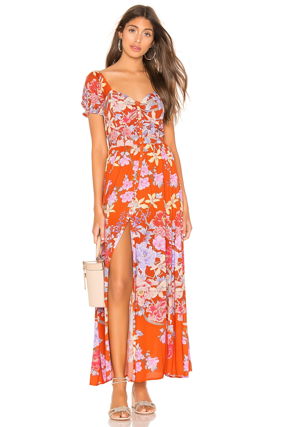 spell lily maxi dress